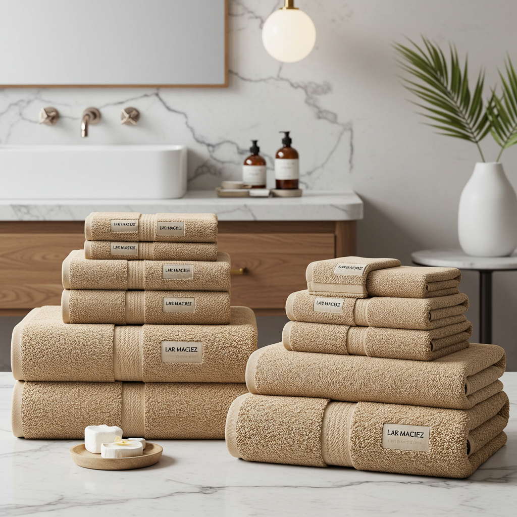 Kit com 8 Toalhas de Banho Premium Lar Maciez – Conforto e Qualidade para o Seu Dia a Dia